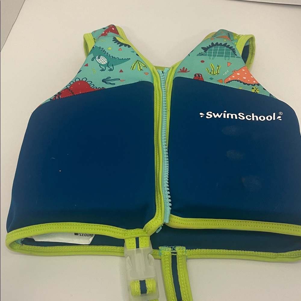 SwimSchool Kids'‎ Blue and Green Swim Vest